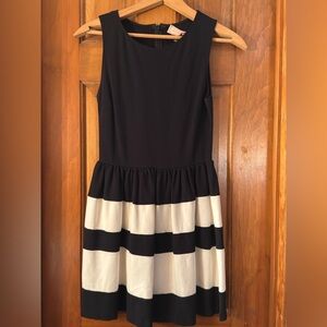 Stylish Black and White juniors dress.
